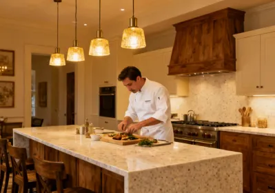 Caesarstone kitchen countertops in residential setting